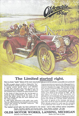 Advertentie Oldsmobile.
