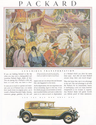 Advertentie Packard.