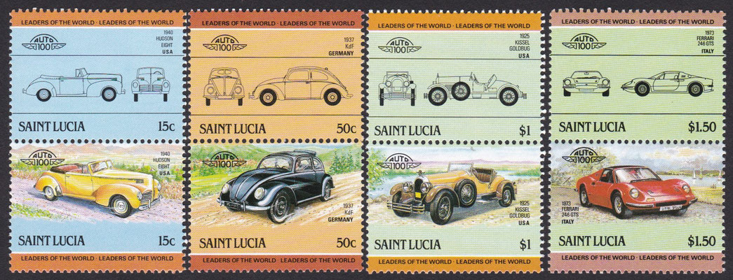  Postzegels Saint Lucia 1985 (740-747).