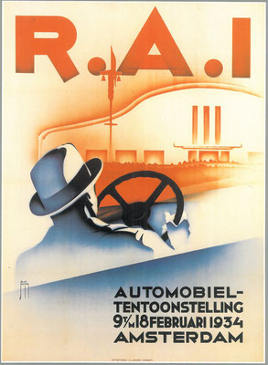 Affiche voor de RAI 1934.