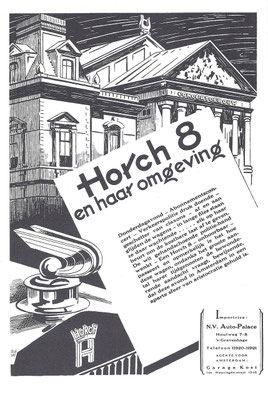Nederlandse advertentie voor Horch uit 1930.