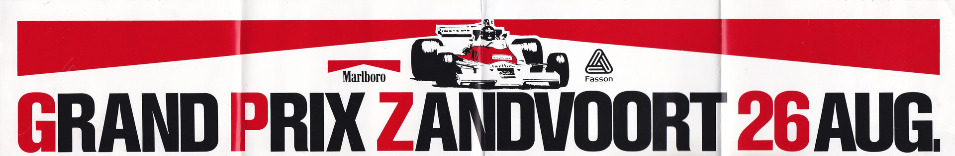 Sticker Grand Prix Formule 1 Zandvoort 1984.