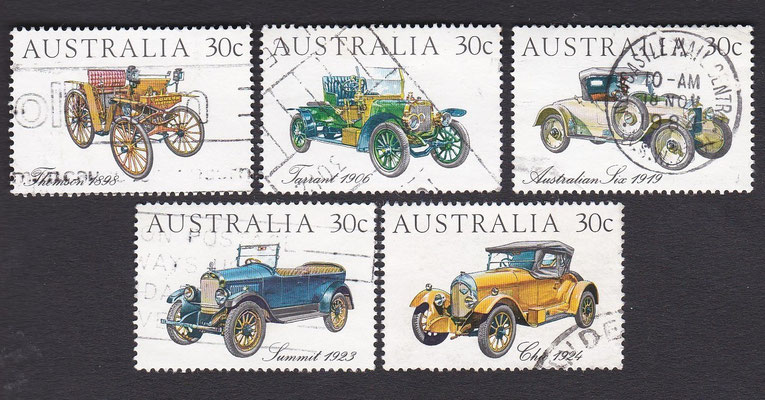Postzegels Australië uit 1984.