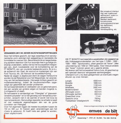 Folder (midden) FT Bonito type 2.