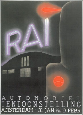 Affiche voor de RAI 1936.