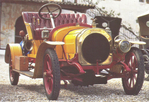 Chenard & Walcker 9 HP uit 1908.