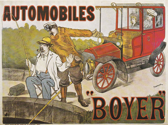 Affiche van het Franse merk Boyer (1898-1906).