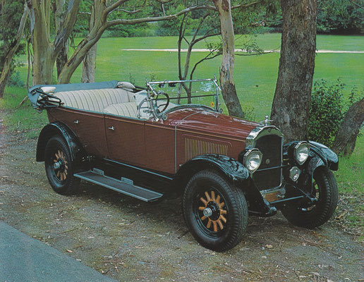 Willys Knight Tourer uit 1925.