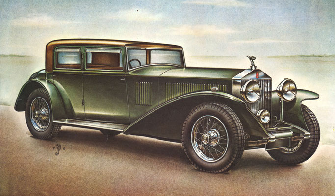 Rolls-Royce Phantom II, 1929. Getekend door Piet Olyslager.