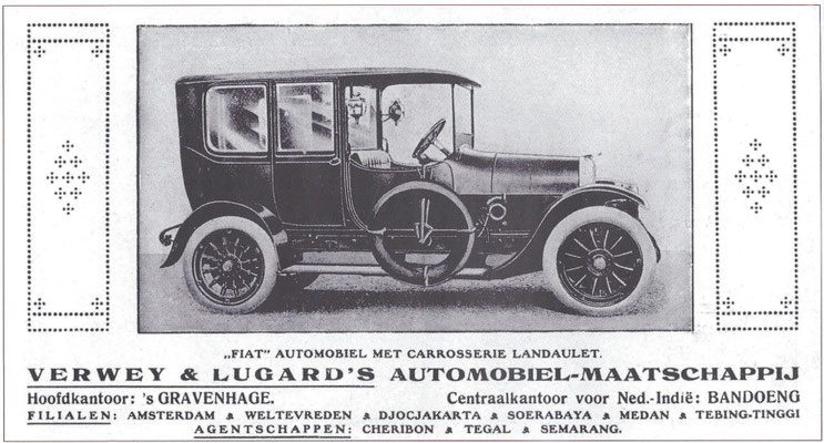Advertentie van  Verwey & Lugard uit 1916.