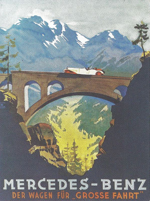 Affiche van Mercedes-Benz.