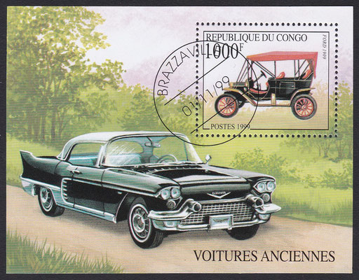 Postzegel Congo uit 1999.