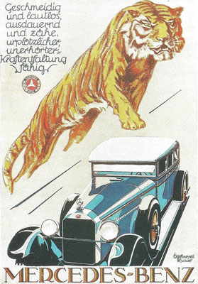 Affiche van Mercedes-Benz.
