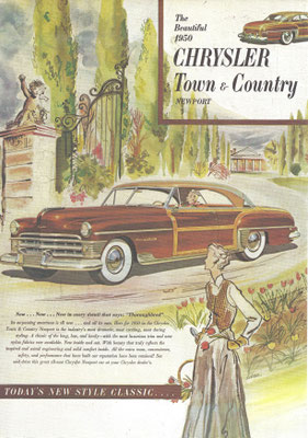 Advertentie Chrysler uit 1950.