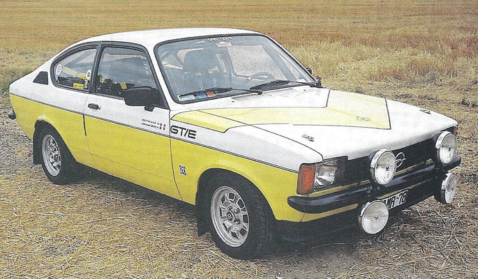 Opel Kadett GT E uit 1975.