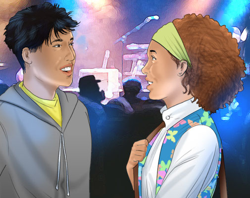 Illustration Teen relationship