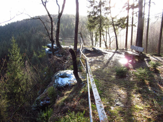 Der Burgstein im Winter 2016