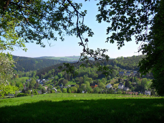 Kemtau mit Dittersdorfer Höhe im Hintergrund