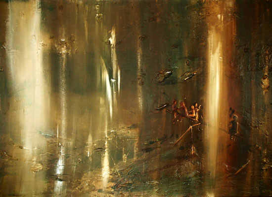 SWING, 2016,  Acrylic on canvas 65 cm x 90 cm, ASK FOR PRICE
