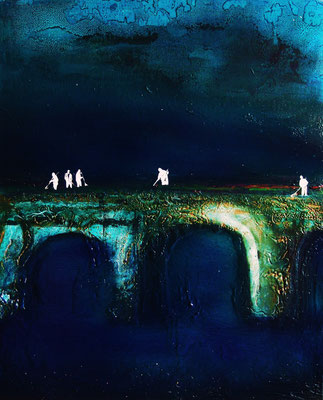 Midnight in nocturne, acrylic on canvas 60 x 50 cm, 2015. , ASK FOR PRICE