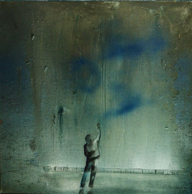 STREET ART, acrylic on canvas, 50x50cm, 2013., PRIVATE COLLECTION