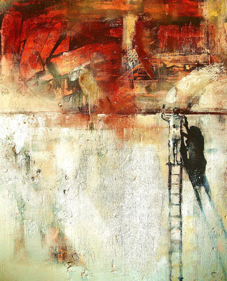 Painter II, 2013. Acrylic on canvas 50 x 61 cm, ASK FOR PRICE