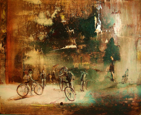 Miss Replay, acrylic on canvas 30x40cm, 2014. , PRIVATE COLLECTION