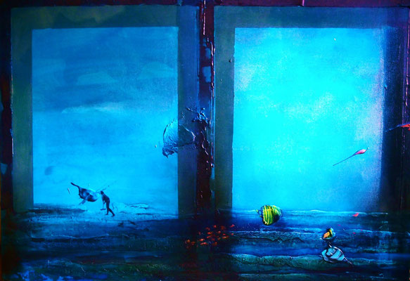  Galimatias 2089 acrylic on canvas 100 x 70 cm, 2014., ASK FOR PRICE