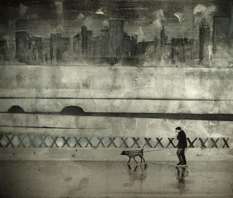 Prospects, 2013. Acrylic on canvas 50x60 cm, PRIVATE COLLECTION