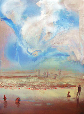 FLOW, 2013. 60x80 acrylic on canvas, PRIVATE COLLECTION