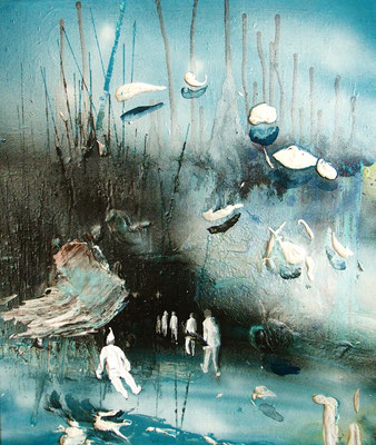 Surreal, acrylic on canvas 50x70 cm, 2015., PRIVATE COLLECTION