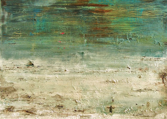 PATER, 2017, Acrylic on canvas 65 cm x 90 cm, PRIVATE COLLECTION