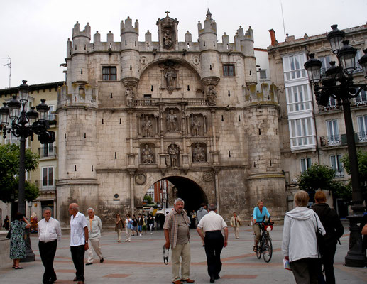 La porte  Sainte Marie de Burgos