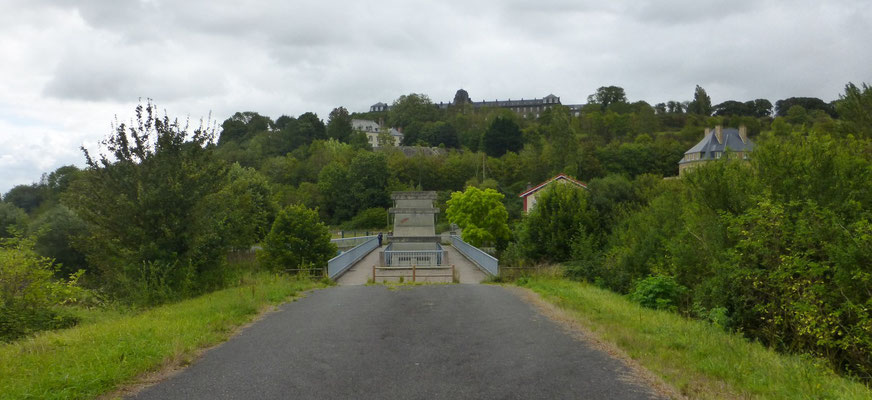 La passerelle sur  la Sée, Avranches