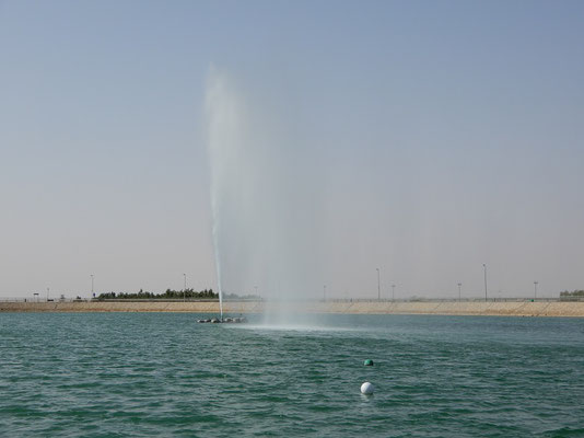Springbrunnen im Mubazarrah Park