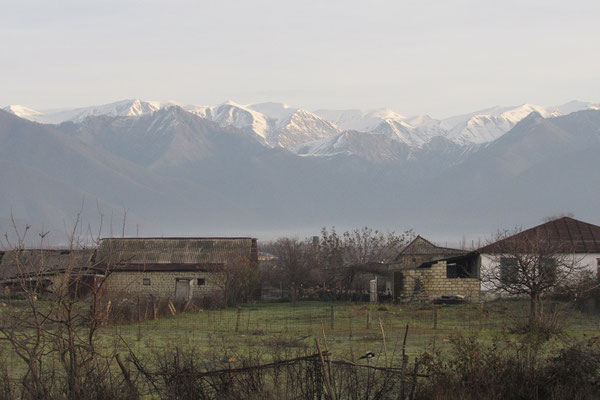 Kaukasus im Westen von Aserbaidschan