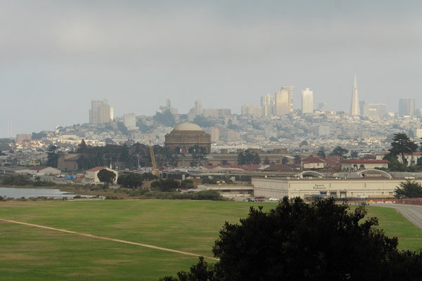 Skyline San Francisco ohne Nebel