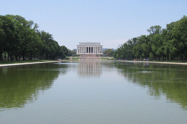 Lincoln Memorial mit Reflecting Pool