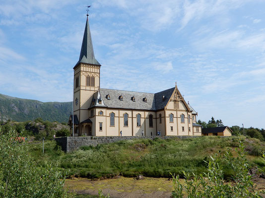 Lofoten-Kathedrale aus Holz