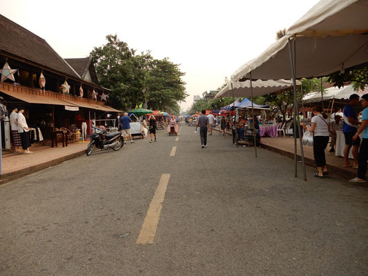 Walking Street in Luang Prabang