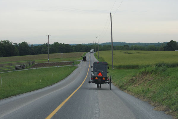 übliches Fortbewegungsmittel der Amish People