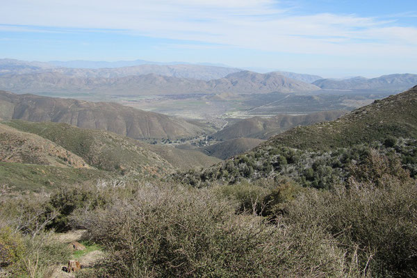 Aussicht auf den Anza-Borrego-Desert State Park