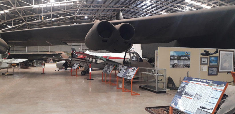 Der B-52-Bomber füllt das ganze Museum aus