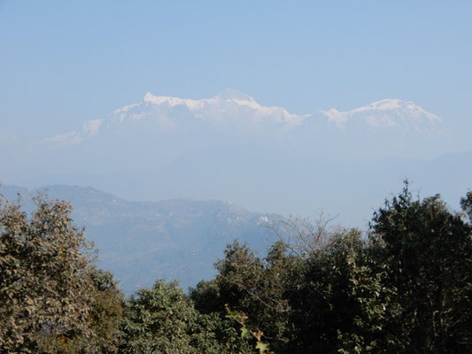 Aussicht auf das Annapurna-Massiv