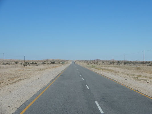 Die Weite der Namib-Wüste