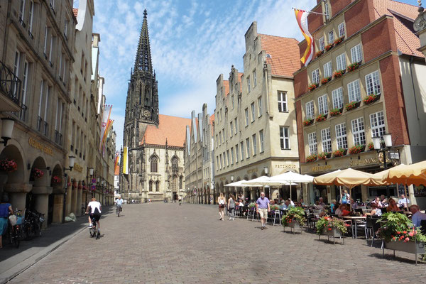 Prinzipalmarkt mit Lamberti-Kirche