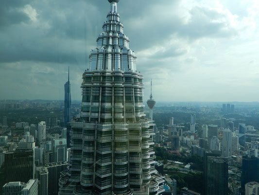 Ausblick auf die drei höchsten Türme von Kuala Lumpur