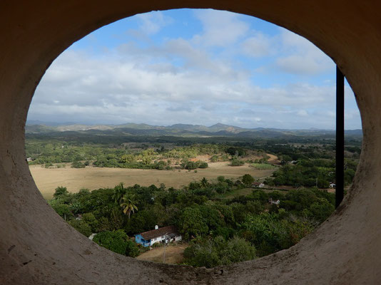 Blick vom Sklaventurm ins Valle de los Ingenios