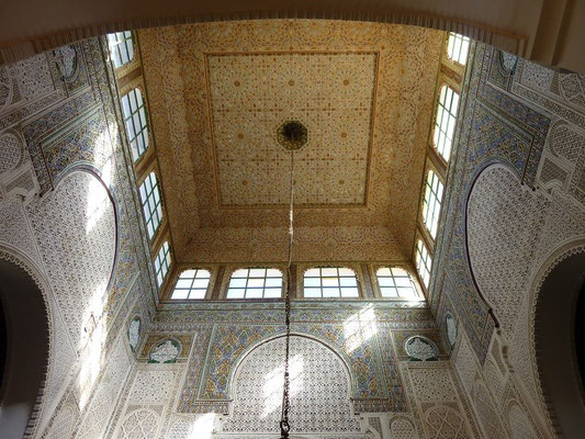 Mausoleum Moulay Ismail, Decke der ehem. Moschee