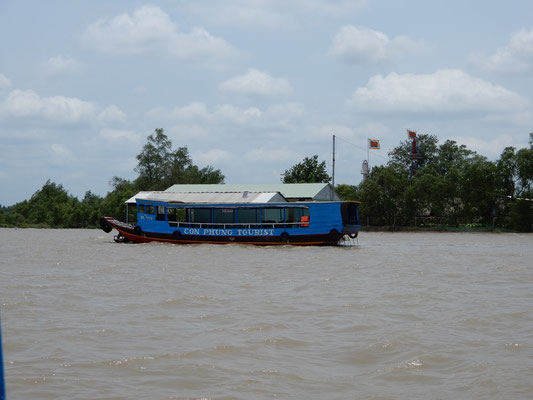 auf dem Mekong